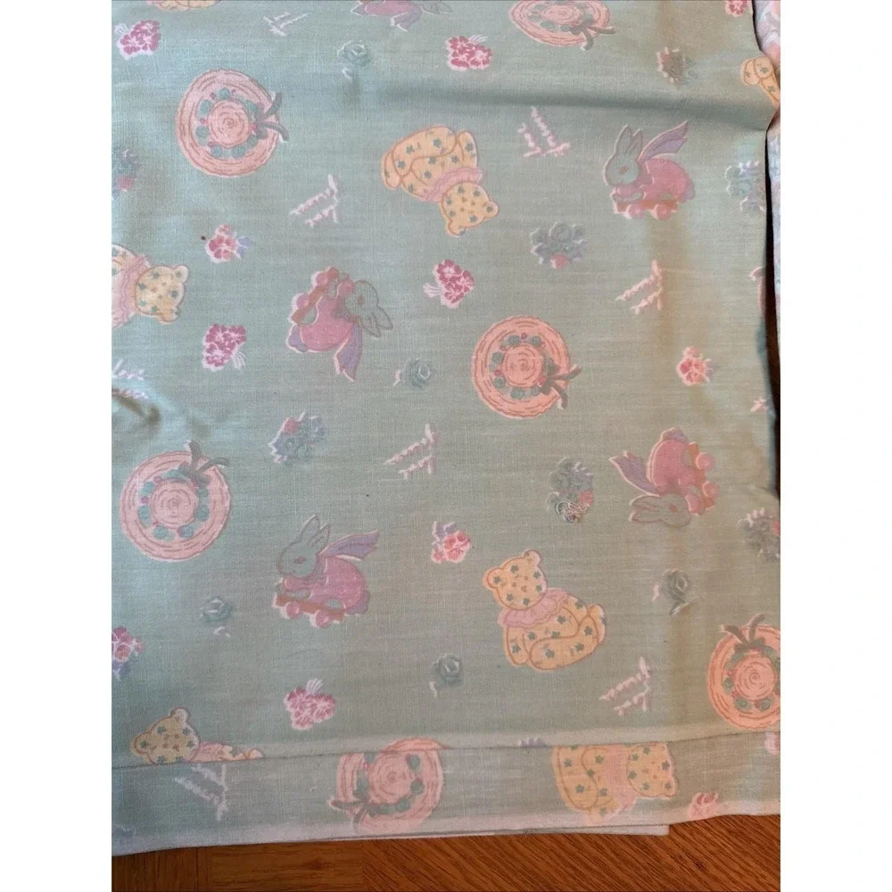 Vintage Fabric Lot French Country Cottagecore Floral Shabby Chic 80s 90s Pastels
